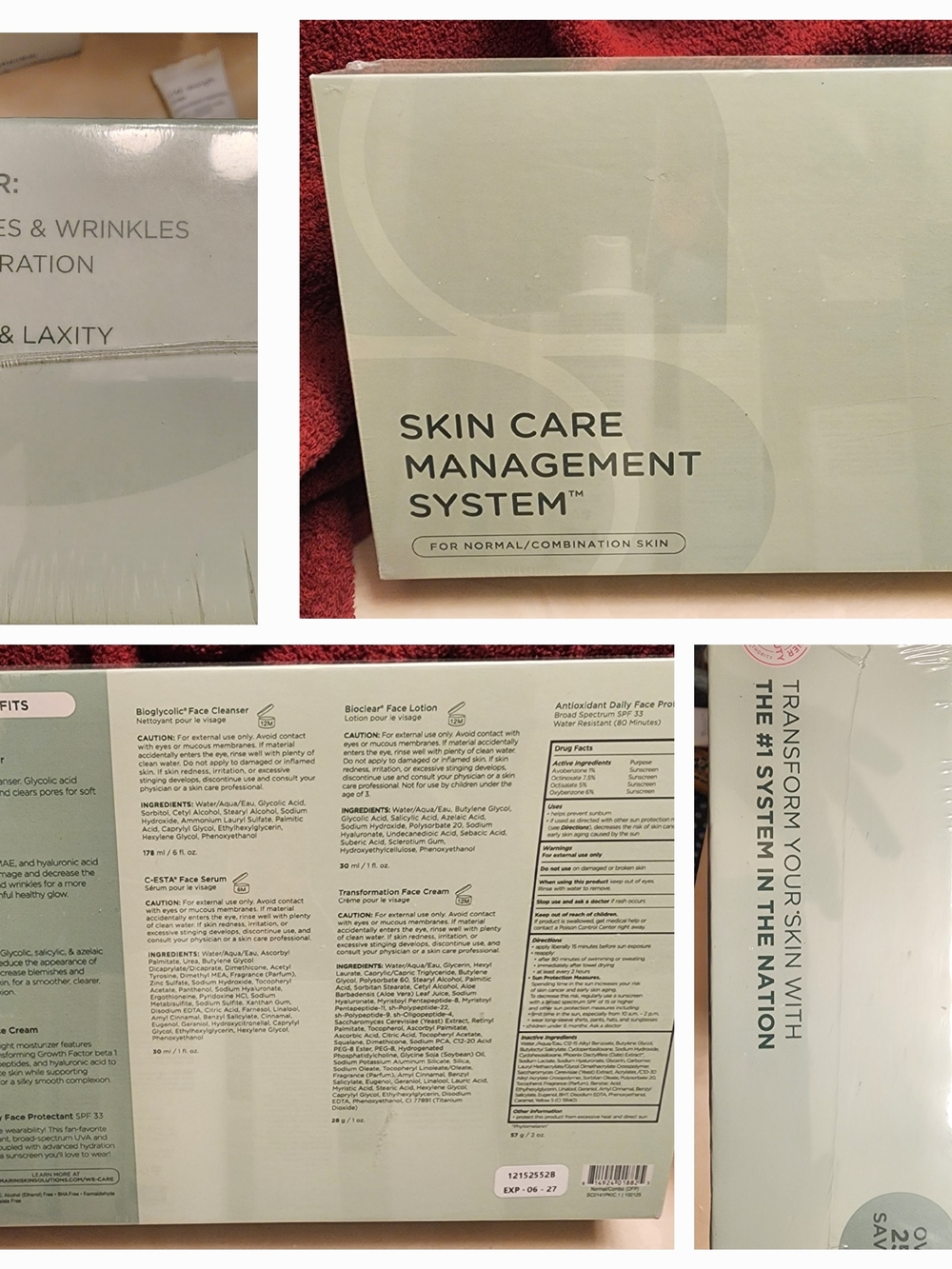 Skin Care Management System™ Green Facial Cleanser & Treatment Set - Green